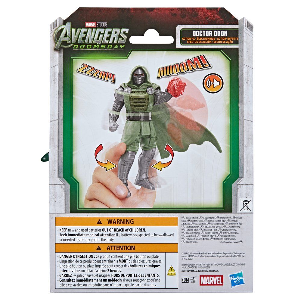 Figura De Accion Marvel Avengers Doomsday Efectos De Accion Doctor Doom - foto 4