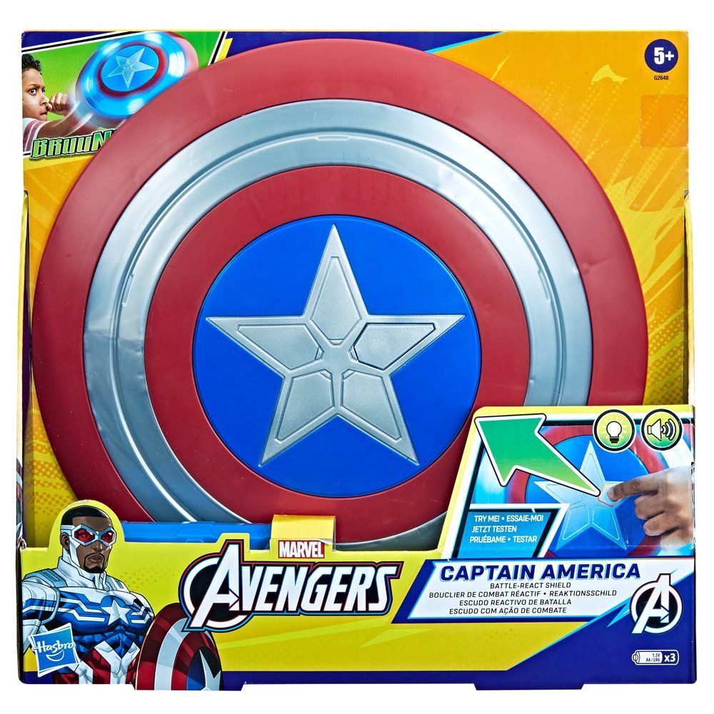 Escudo Marvel Avengers Doomsday Reactivo De Batalla Capitan America - foto 2