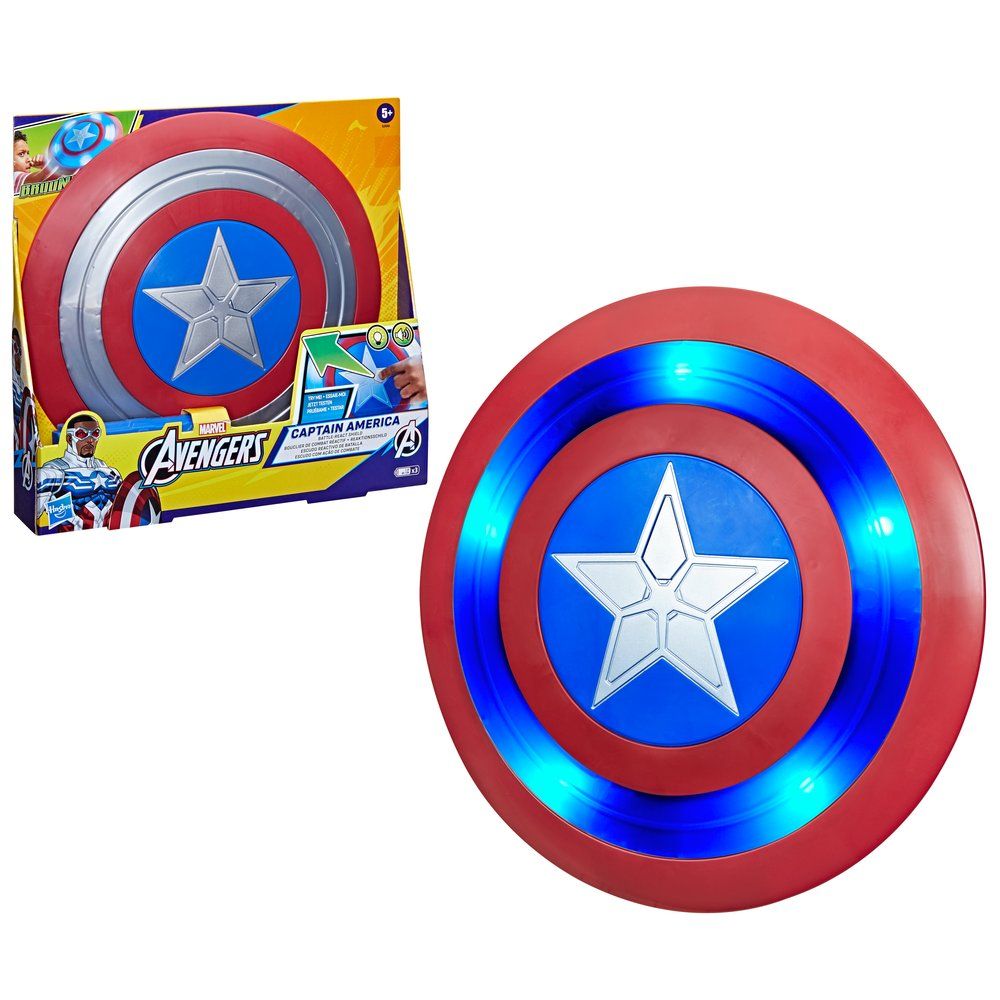 Escudo Marvel Avengers Doomsday Reactivo De Batalla Capitan America - foto 3