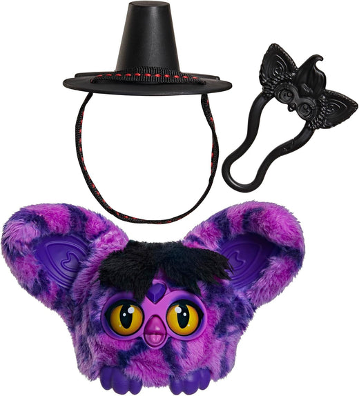Hasbro Furby Furblets KPop Demon Hunters Saja Boys Demonio Minipeluche Electrónico 7,6 cm