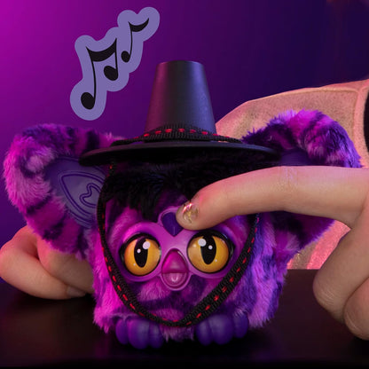 Hasbro Furby Furblets KPop Demon Hunters Saja Boys Demonio Minipeluche Electrónico 7,6 cm
