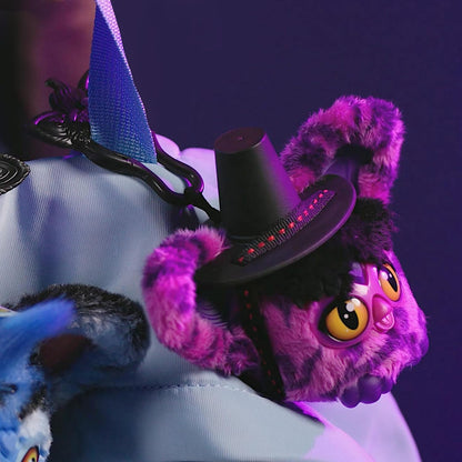 Hasbro Furby Furblets KPop Demon Hunters Saja Boys Demonio Minipeluche Electrónico 7,6 cm