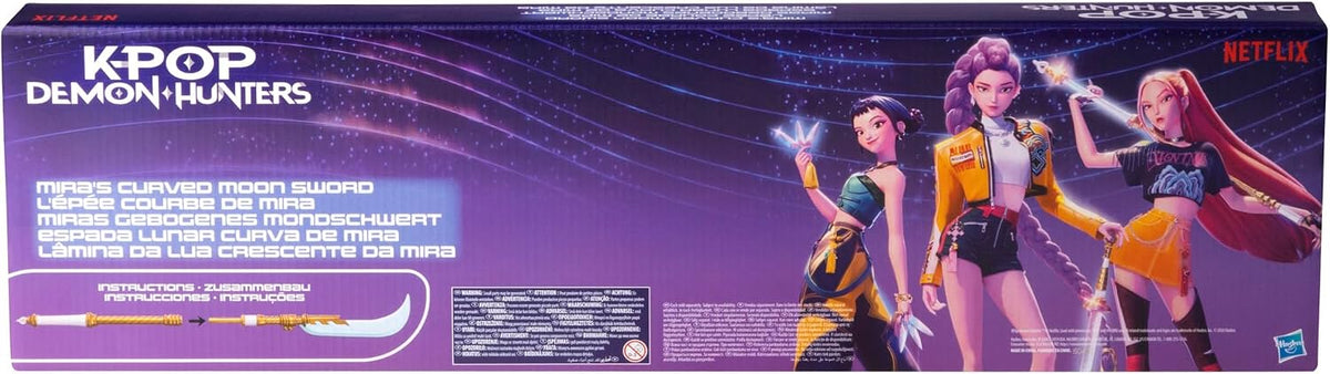 Hasbro Nerf KPop Demon Hunters HUNTR/X Espada Lunar Curva de Mira 91 cm