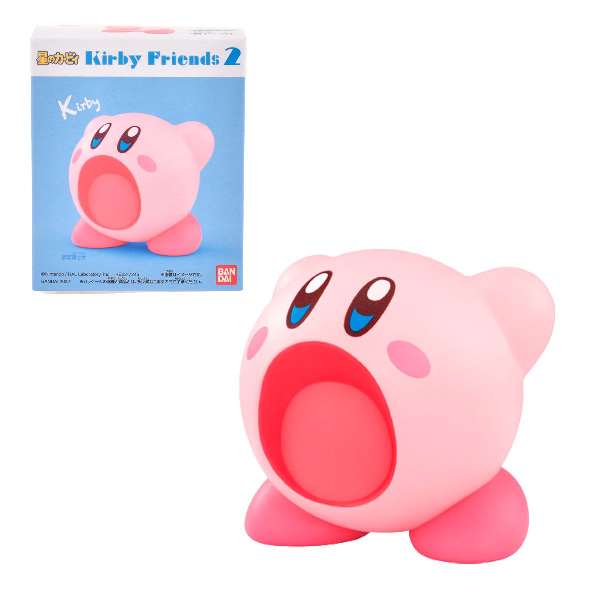 Figura Coleccionable 6 Cm Kirby De Bandai - Kirby (inhala)