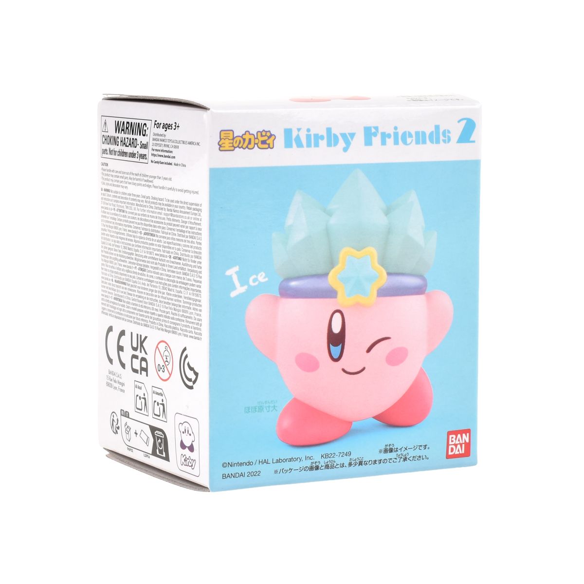 Figura Coleccionable 6 Cm Kirby De Bandai - Kirby Helado
