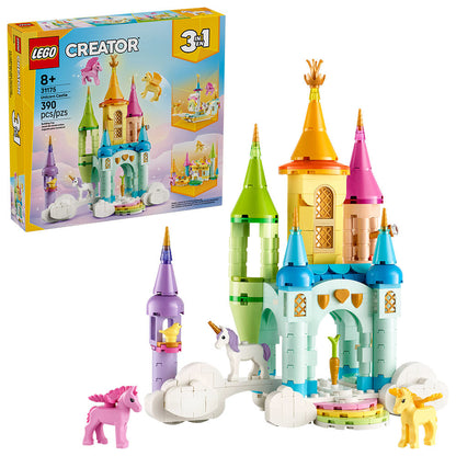 LEGO Creator 3 en 1 Castillo de los Unicornios 390 Piezas