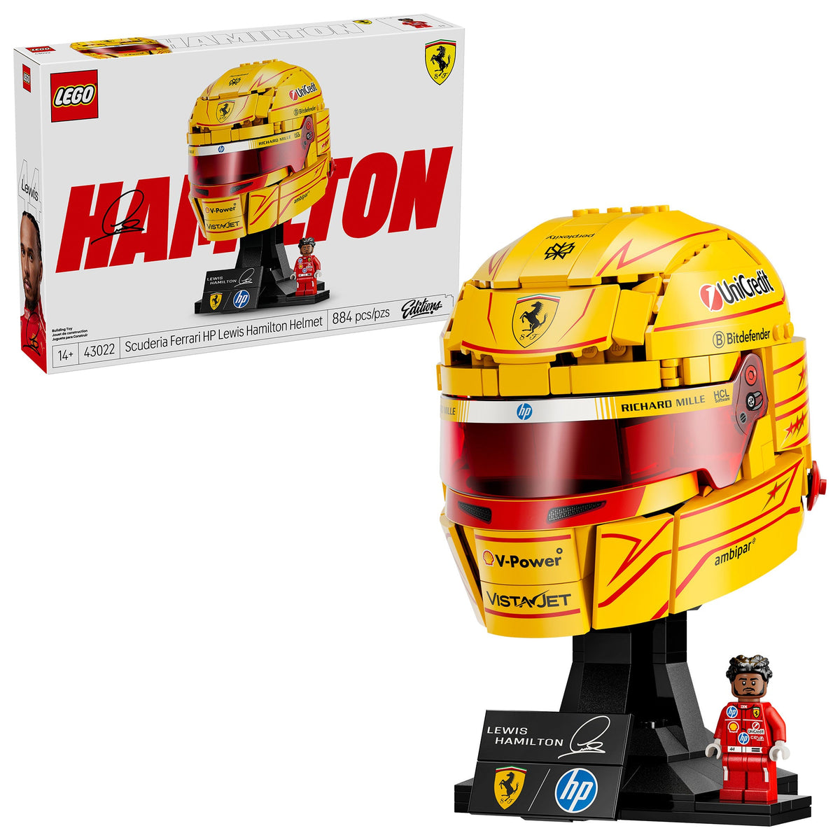 LEGO Editions Scuderia Ferrari HP Casco Lewis Hamilton