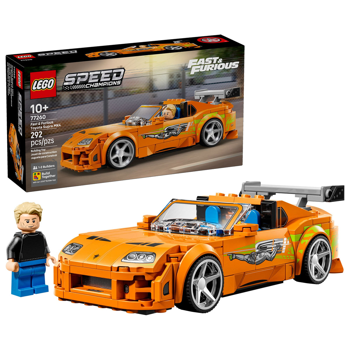 LEGO Speed Champions Toyota Supra MK4 Rápido y Furioso
