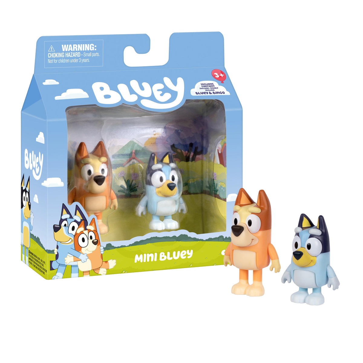Bluey Pack De 2 Figuras Surtidas - Mini Bluey - foto 1