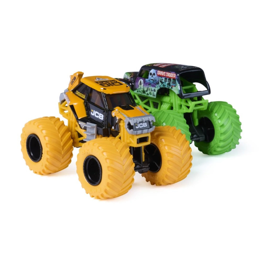 Monster Jam Vehiculos 1:64 Pack 2 - Jcb Digatron Vs Grave Digger - foto 1