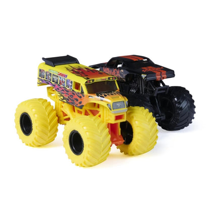Monster Jam Vehiculos 1:64 Pack 2 - Classroom Crusher Vs Mayhem - foto 1
