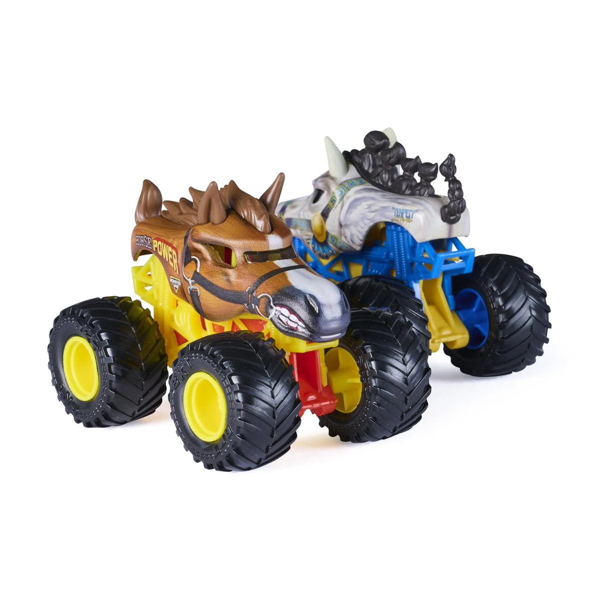 Monster Jam Vehiculos 1:64 Pack 2 - Horse Power Vs Tempest Steed