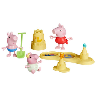 Peppa Pig Playset - Hermanitos En La Playa - foto 1