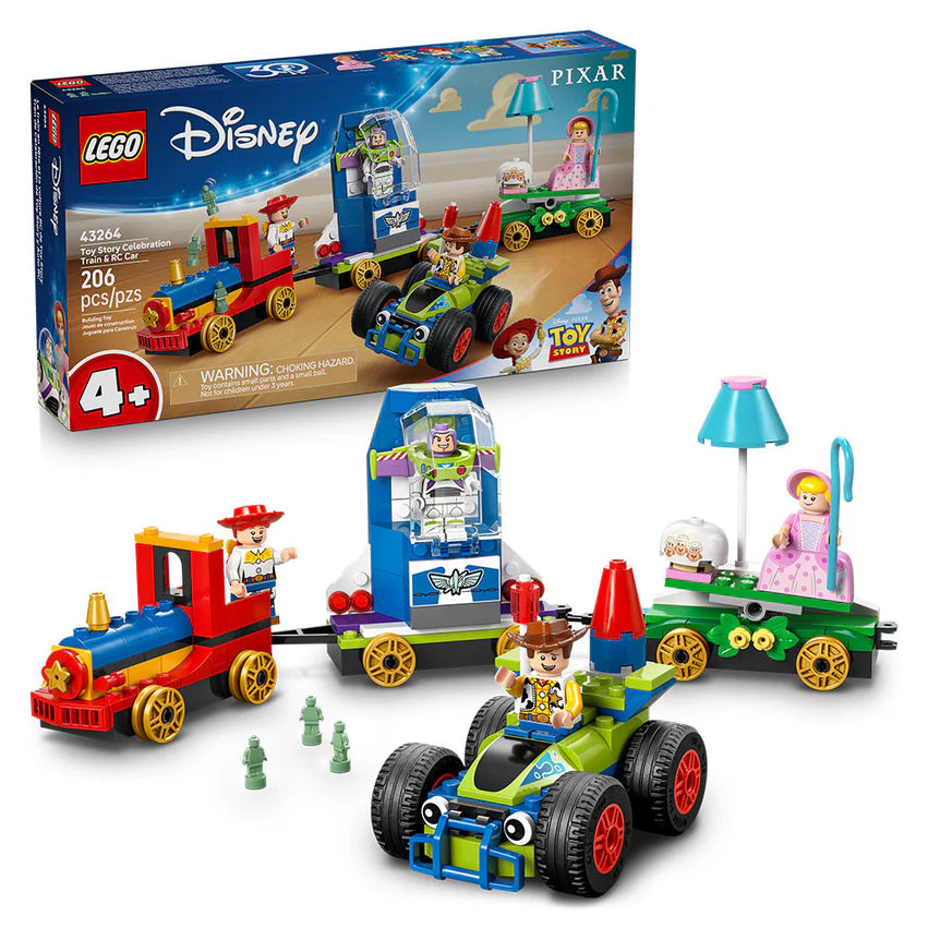Tren De Celebracion De Toy Story Y Auto Rc Lego Disney Classic