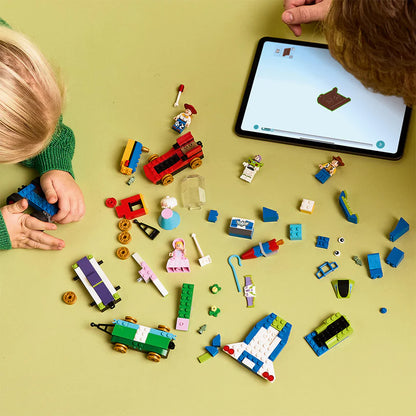 Tren De Celebracion De Toy Story Y Auto Rc Lego Disney Classic