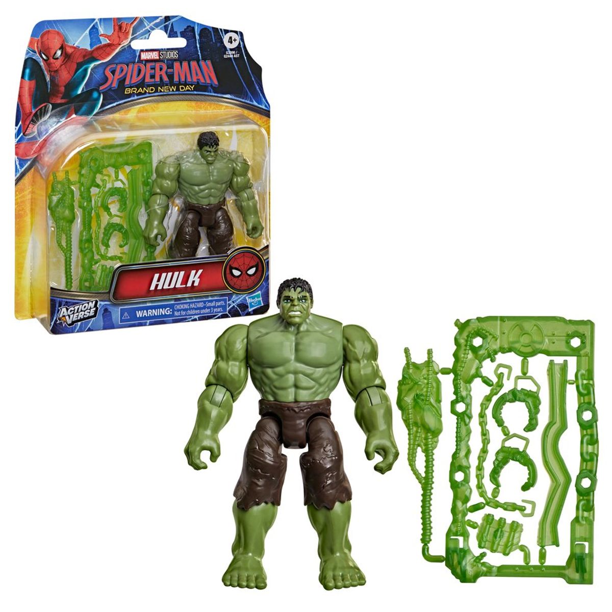 Figura De Accion Spiderman Actionverse Brand New Day - Spider - Manhulk - foto 3