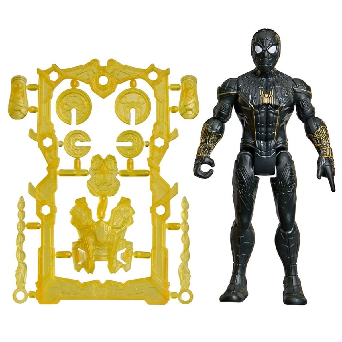 Figura De Accion Spiderman Actionverse Brand New Day - Spider - Manhulkscorpionspider - Man Negro Y Dorado - foto 1