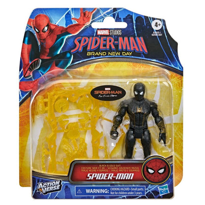 Figura De Accion Spiderman Actionverse Brand New Day - Spider - Manhulkscorpionspider - Man Negro Y Dorado - foto 2