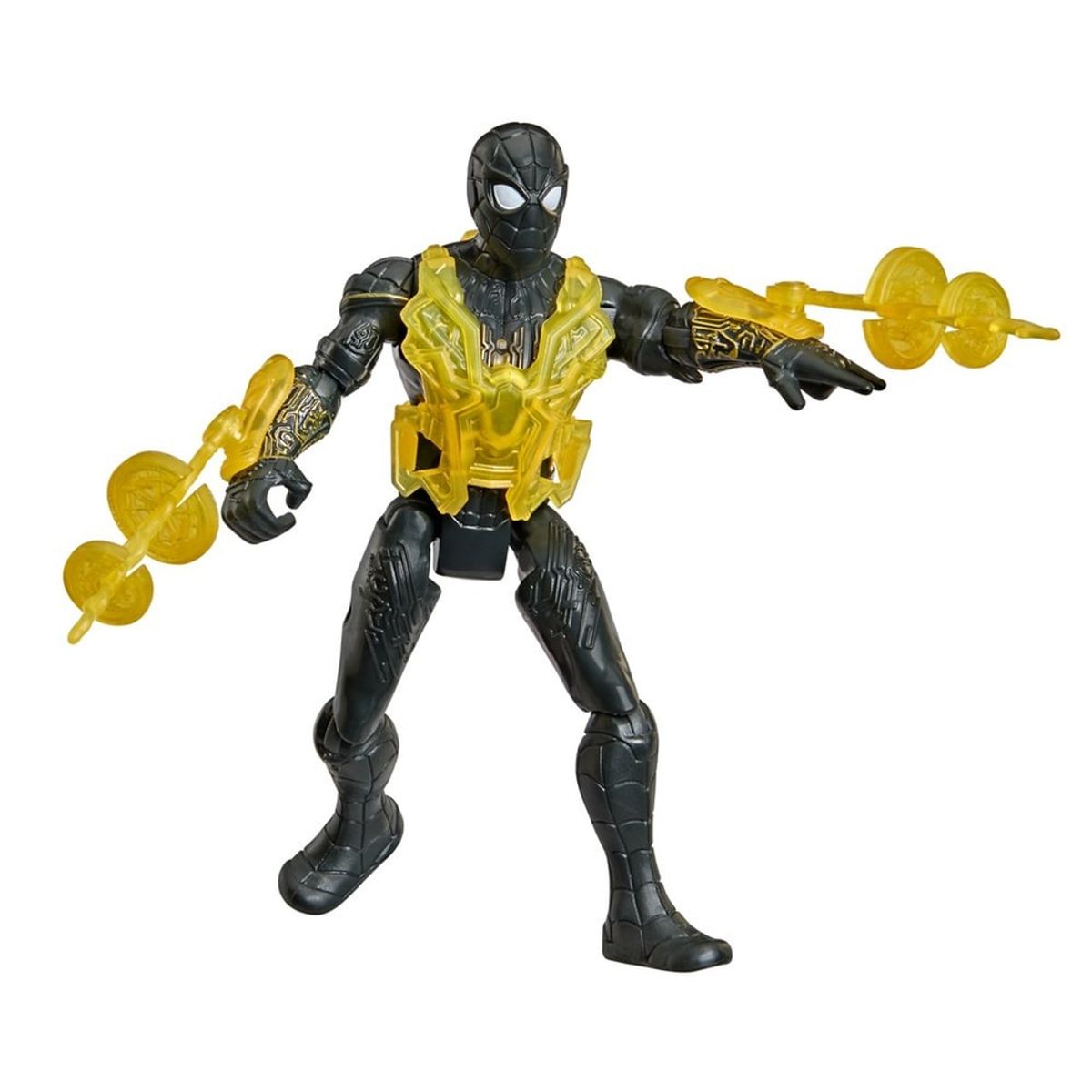 Figura De Accion Spiderman Actionverse Brand New Day - Spider - Manhulkscorpionspider - Man Negro Y Dorado - foto 5