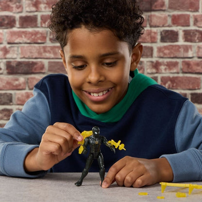 Figura De Accion Spiderman Actionverse Brand New Day - Spider - Manhulkscorpionspider - Man Negro Y Dorado - foto 10