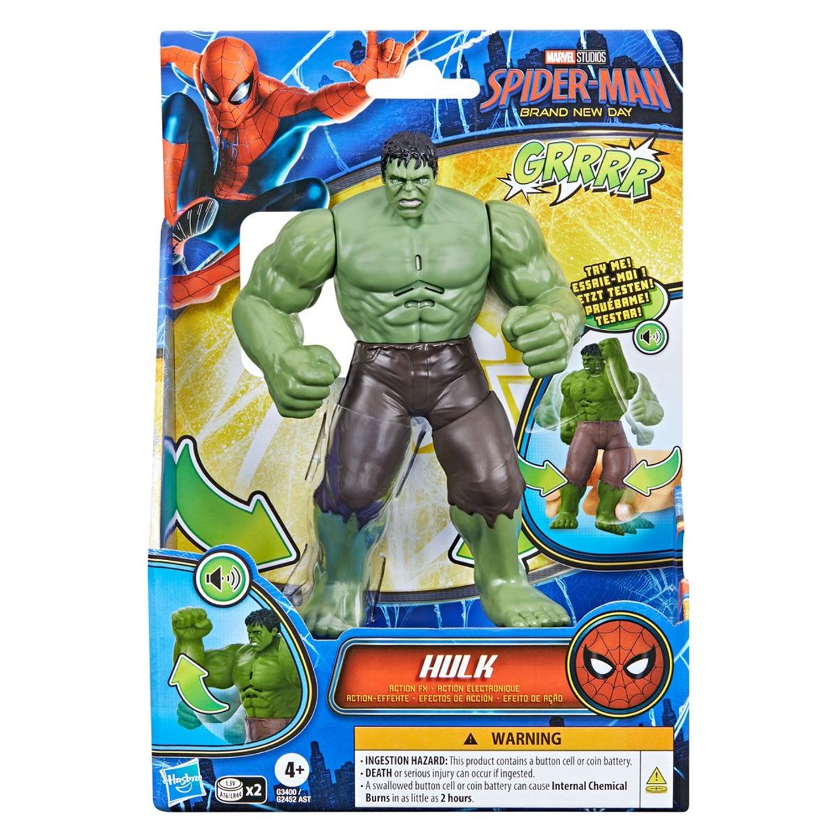 Figura De Accion Spiderman Brand New Day Fx - Hulk - foto 2