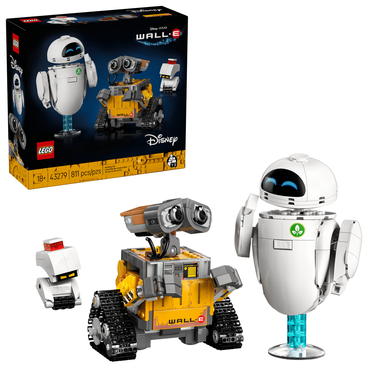 Wall-e Y Eve Lego Disney Classic