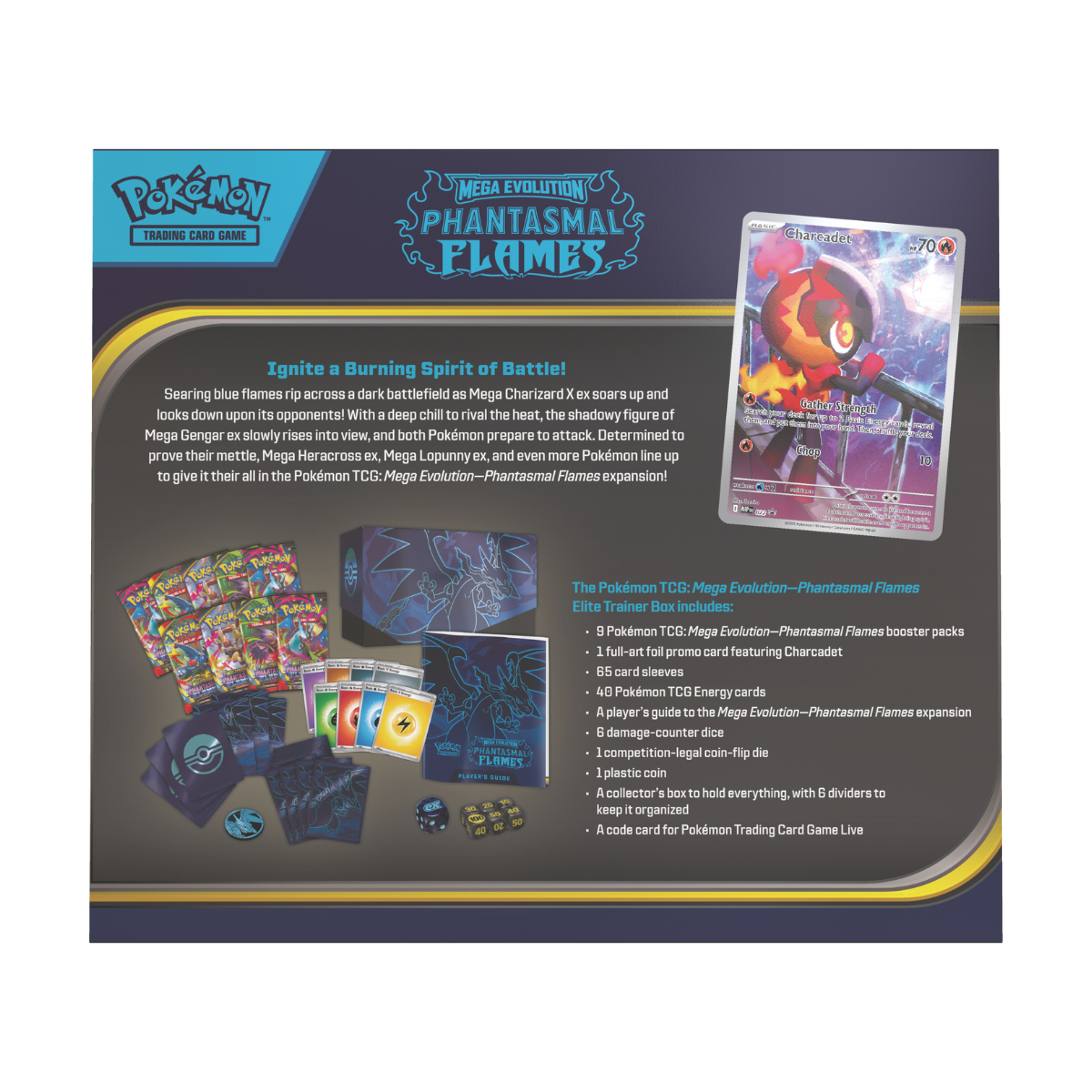 Pokémon TCG Phantasmal Flames Elite Trainer Box Español