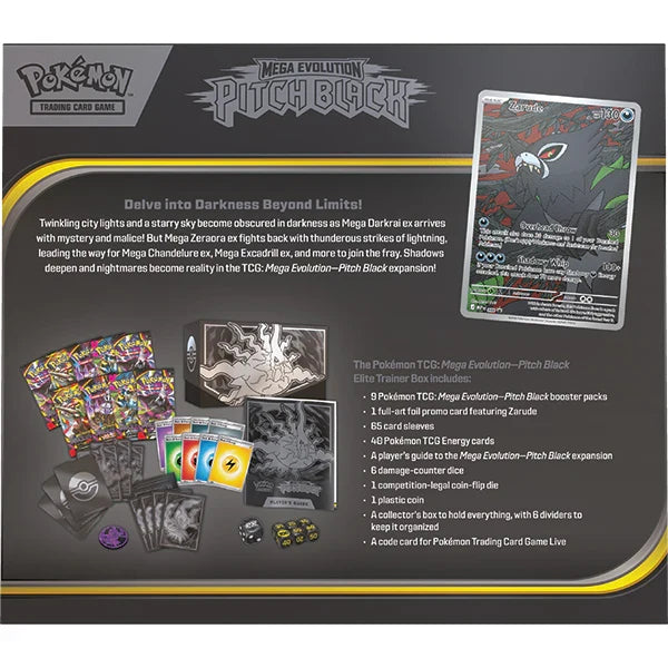 Pokemon Tcg Pitch Black Elite Trainer Box Esp
