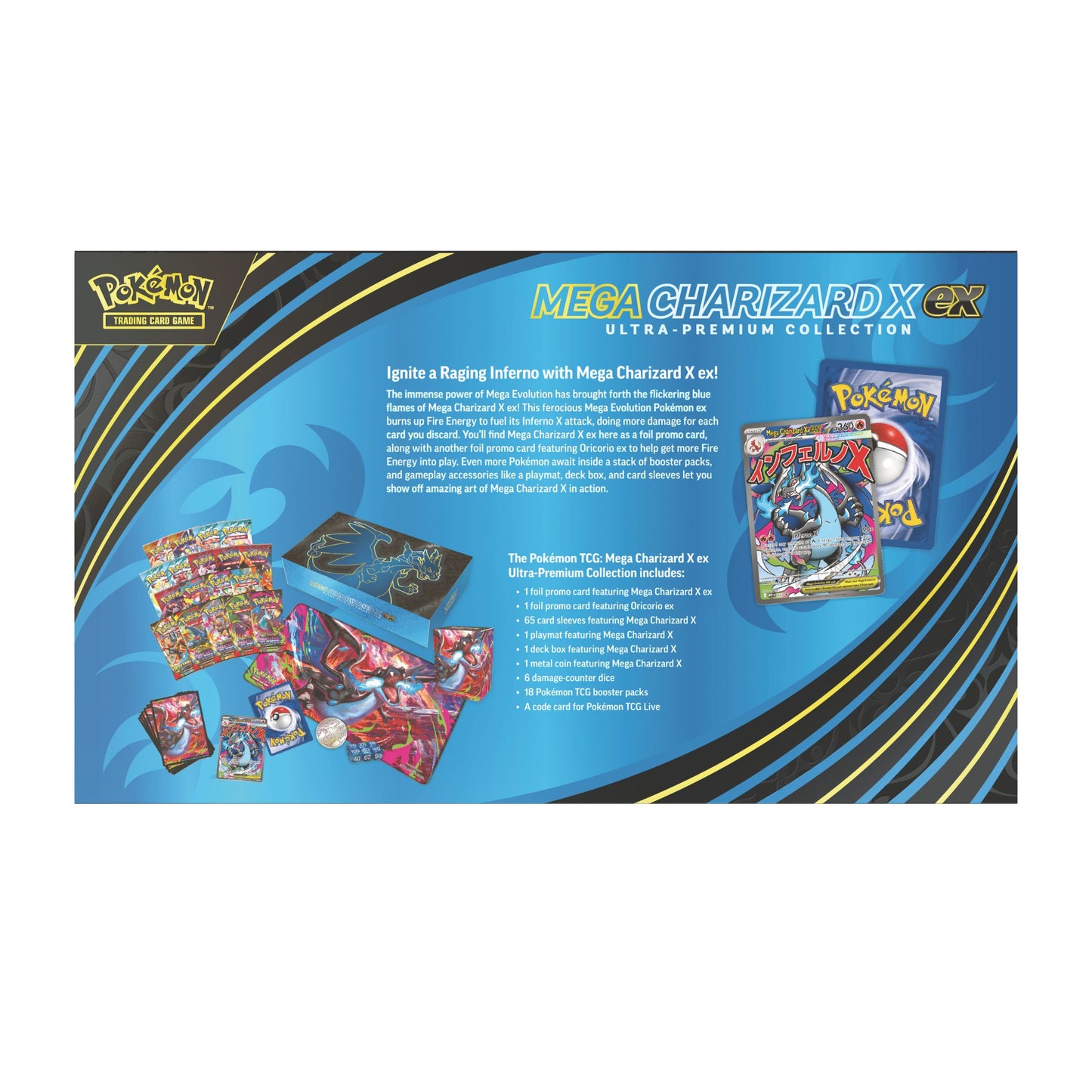 Pokémon Tcg Mega Charizard X Ex Ultra Premium Collection Inglés