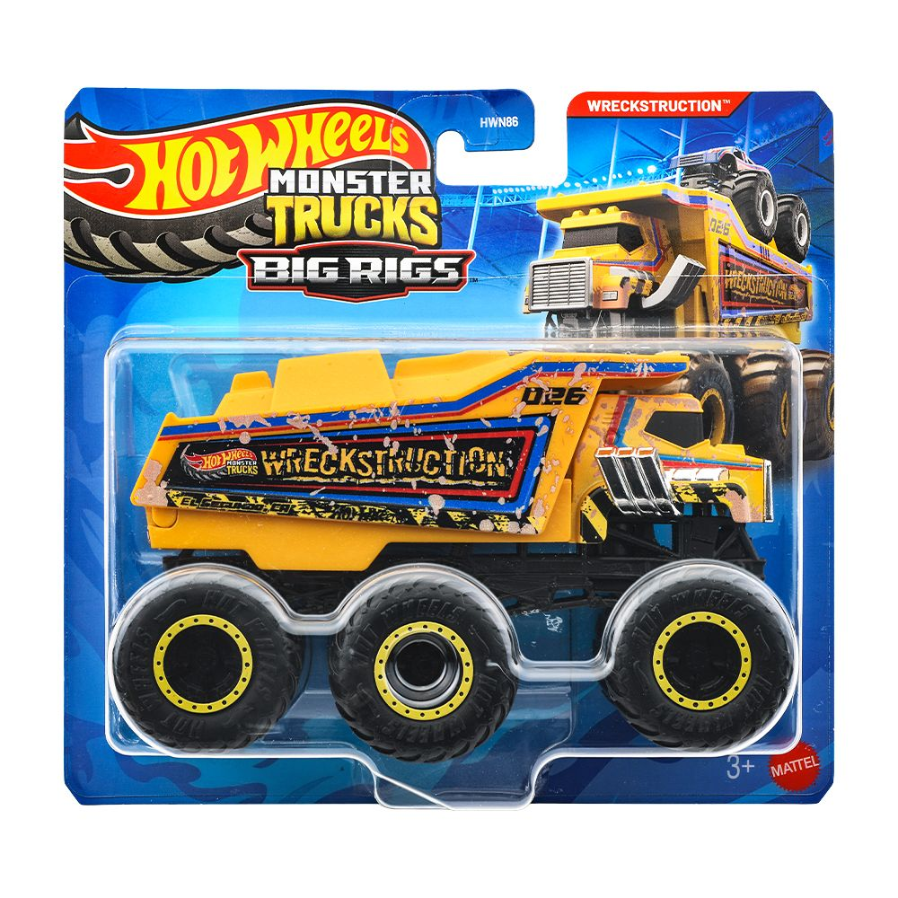 No212.ホットウィール コレクタブルズ Xtreme Trucks Hot Wheels Camiones Remolque Sorpresa Escala 1:64 - Wreckstruction