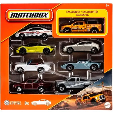 Matchbox Vehículo De Juguete Auto Básico Paquete De 8 - Ford F150 Contractor Truck