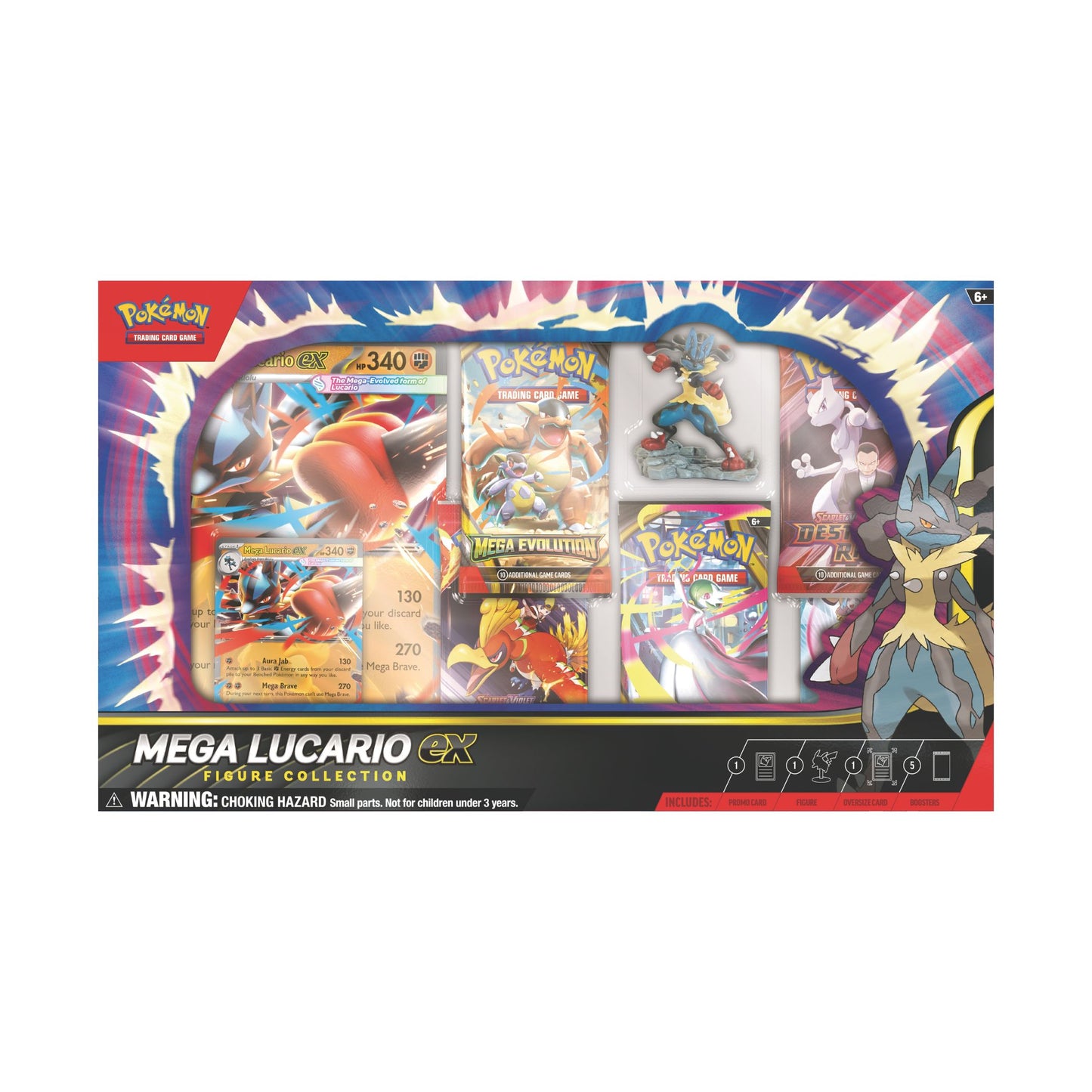 Pokémon Tcg Mega Lucario Ex Figure Collection Inglés