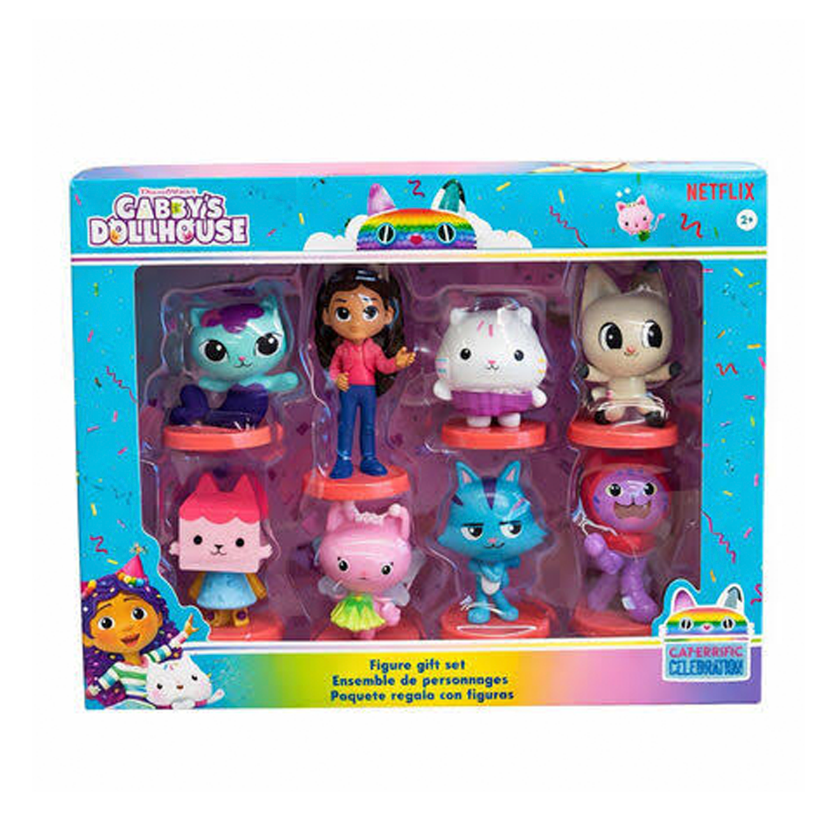 Gabby Dollhouse Set 8 Mini Figuras