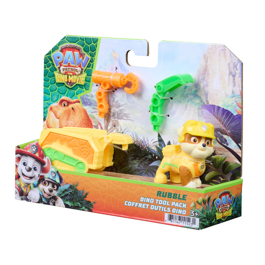 Paw Patrol Movie Dino Figuras Con Herramientas - Rubble