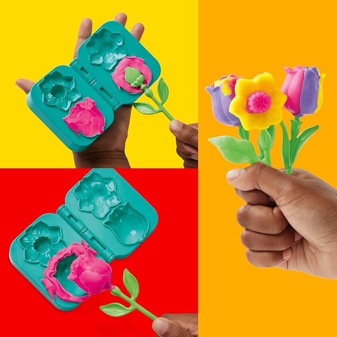 Play-doh Mini Pack De Flores - Tulipanes Y Narcisos