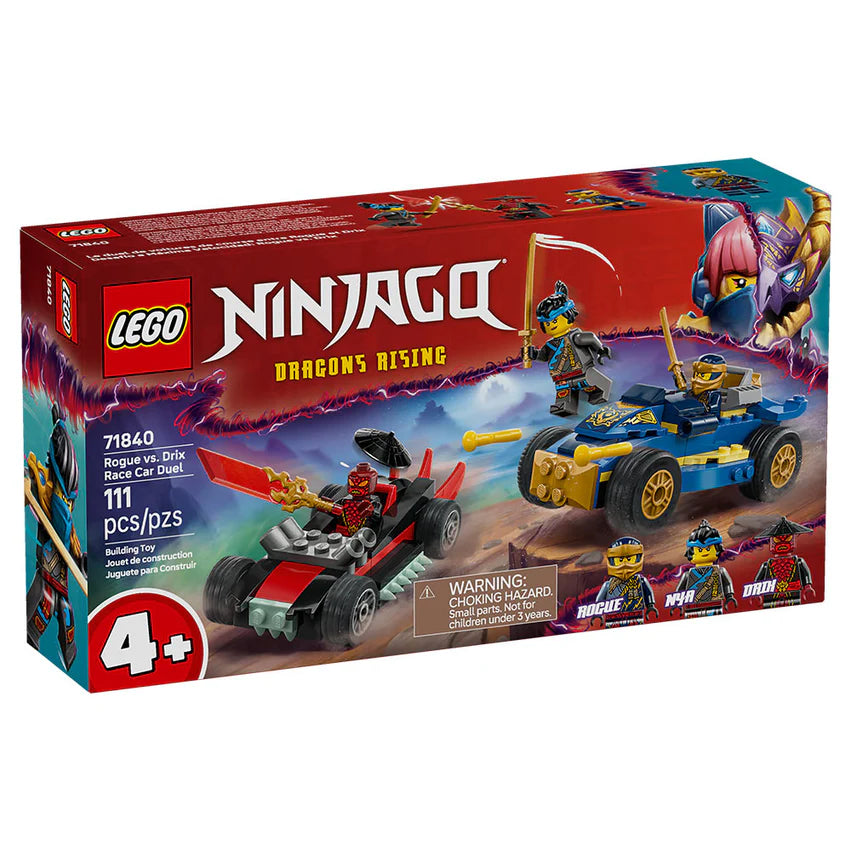 Desafio A Maxima Velocidad Rogue Vs Drix Lego Ninjago