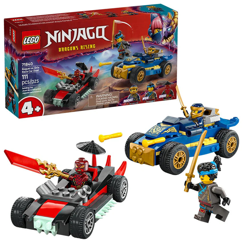 Desafio A Maxima Velocidad Rogue Vs Drix Lego Ninjago