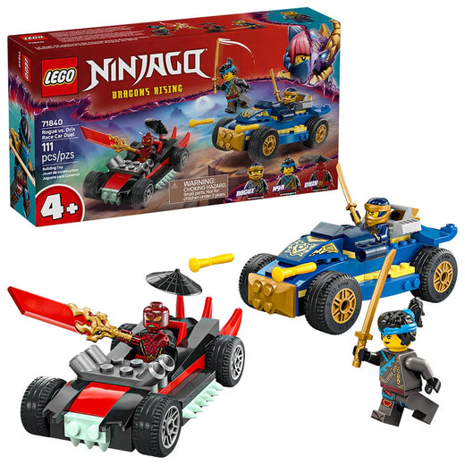 Desafio A Maxima Velocidad Rogue Vs Drix Lego Ninjago