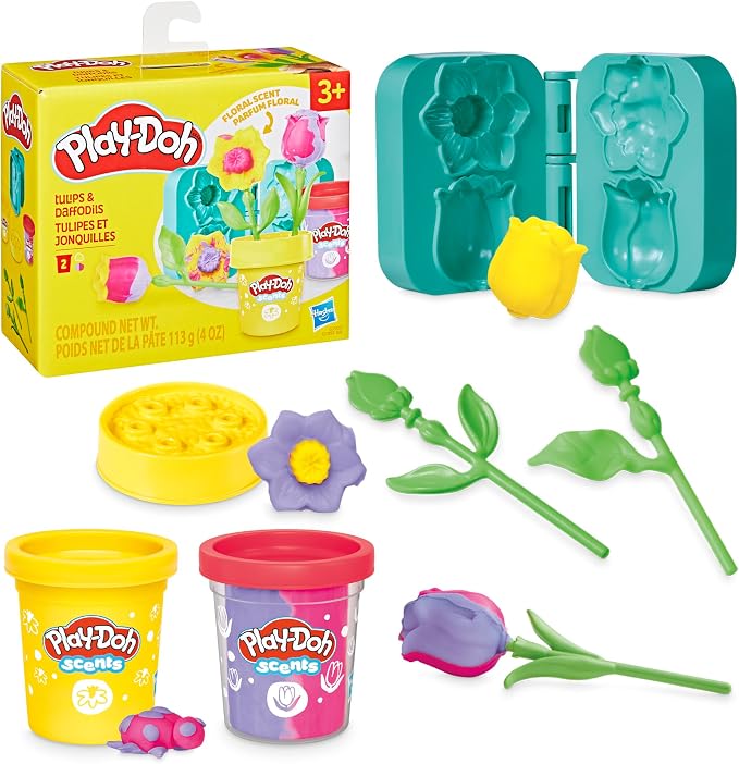 Play-doh Mini Pack De Flores - Tulipanes Y Narcisos