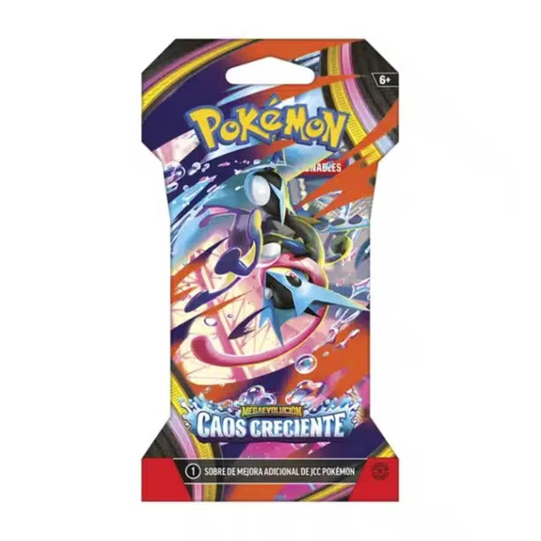 Pokemon Tcg Chaos Rising Sleeved Booster Esp