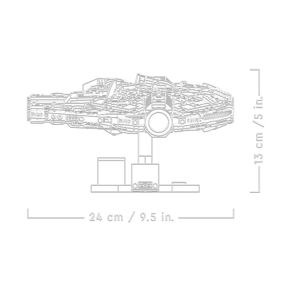 Halcon Milenario 25 Años Lego Star Wars