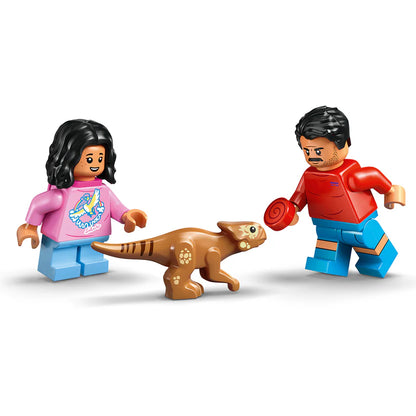 Escape En Auto Todoterreno Y Raptor Al Acecho Lego Jurassic World