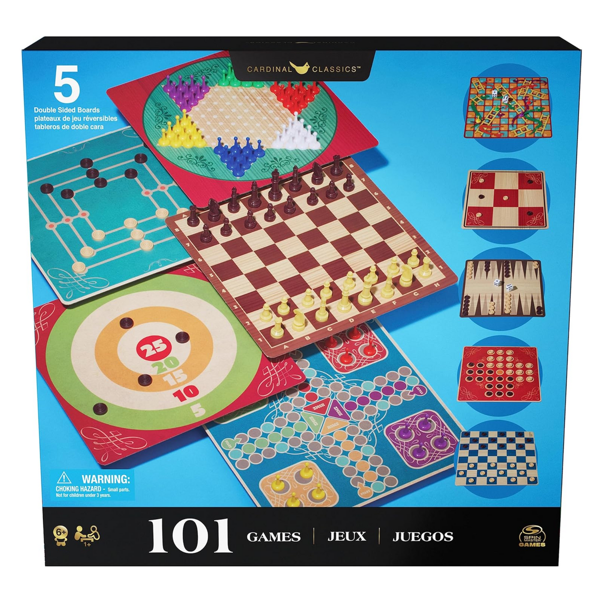 Juego de mesa Familiar Con 101 Juegos