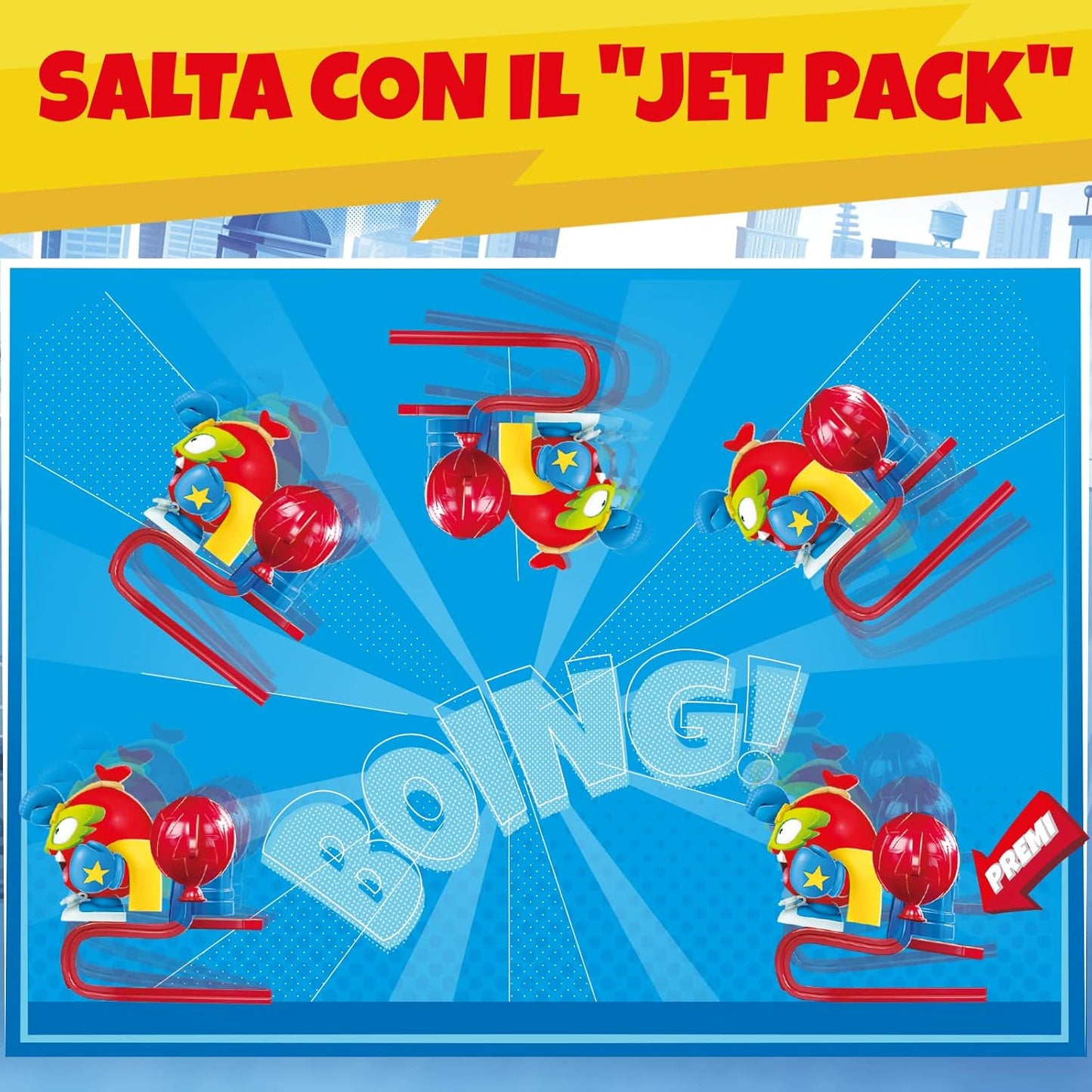 SuperThings Vehicle Balloon Boxer con Kazoom Kid y 3 Figuras Exclusivas