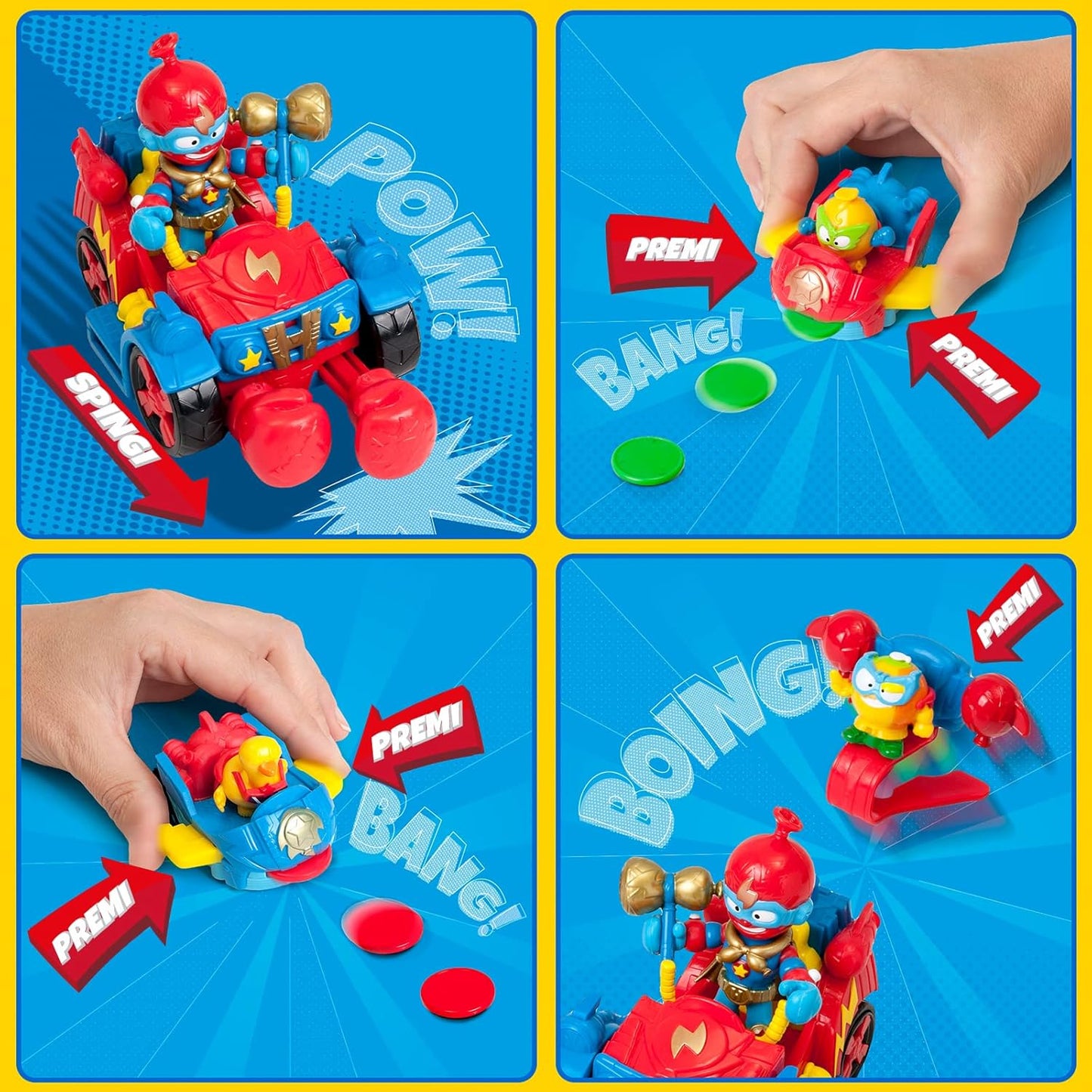 SuperThings Vehicle Balloon Boxer con Kazoom Kid y 3 Figuras Exclusivas