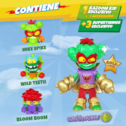 SuperThings Vehicle Spike Roller con Kazoom Kid y 3 Figuras Exclusivas