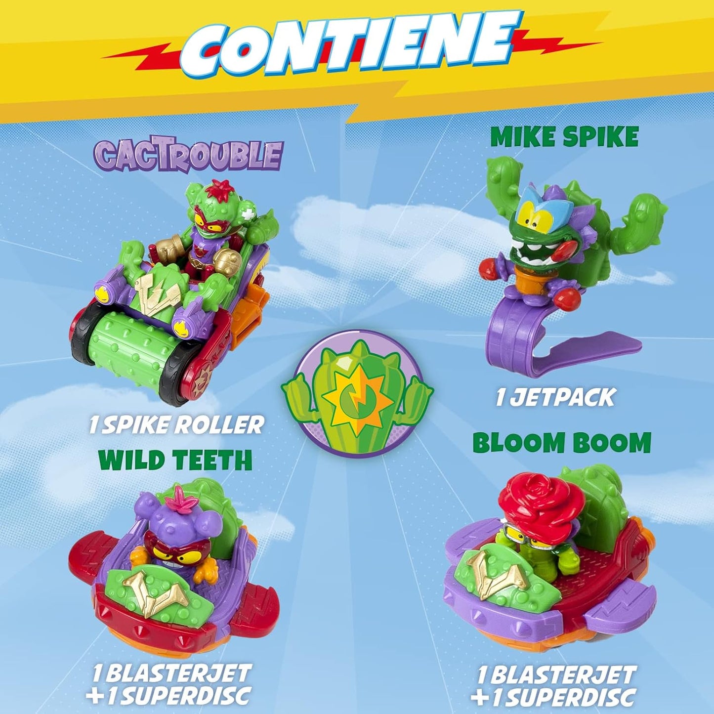 SuperThings Vehicle Spike Roller con Kazoom Kid y 3 Figuras Exclusivas