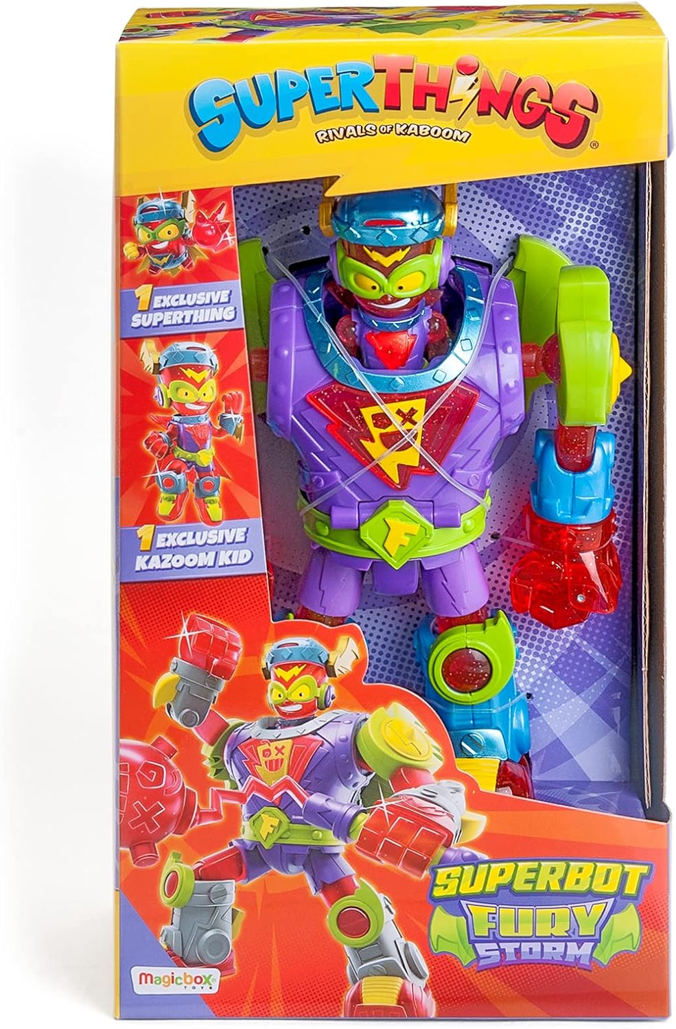 SuperThings Superbot Fury con Kazoom Kid y Figura Exclusiva