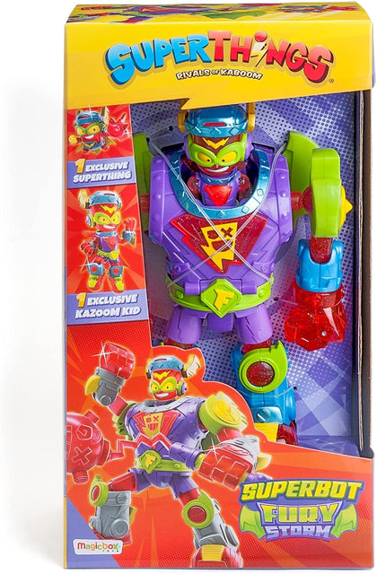 SuperThings Superbot Fury con Kazoom Kid y Figura Exclusiva
