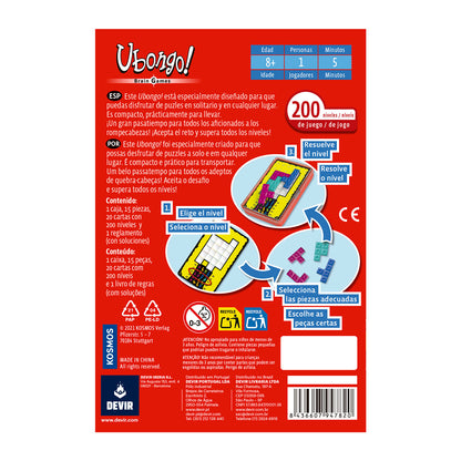Ubongo Brain Games Juego de mesa